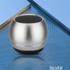 U3 Mini Speaker Audio Home Outdoor Stereo Speaker Large Driver Wireless Speaker For Home Kitchen Outdoor Travelling silver
