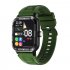 U8 Smart Watch Electronic Components Monitoring Blood Pressure Health Detection Clock Fitness Tracker For Men Women green tape
