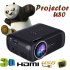 U80 Mini Video Projector LCD Portable Home Movie Theater 20000hrs LED Lamp Life HDMI SD AV VGA USB Interface white U S  regulations