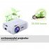 U80 Plus Android Mini Projector LCD Bluetooth WiFi HDMI VGA Portable Home Theater Entertainment for Movie Watching white U S  regulations