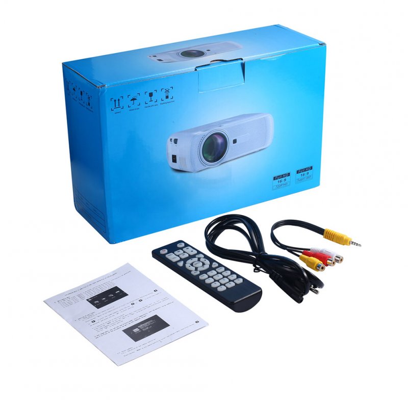 U90 Mini Movie Projector with Speaker 1500 Lumen Video Support 1080P Display for Home Theater Entertainment white_British regulations
