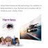 U90 Mini Movie Projector with Speaker 1500 Lumen Video Support 1080P Display for Home Theater Entertainment black European regulations