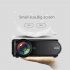 U90 Mini Movie Projector with Speaker 1500 Lumen Video Support 1080P Display for Home Theater Entertainment black European regulations