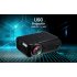 U90 Mini Movie Projector with Speaker 1500 Lumen Video Support 1080P Display for Home Theater Entertainment black European regulations