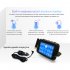 U901 24V Auto Truck TPMS Car Wireless Tire Pressure Monitoring System with 6 External Sensors Replaceable Battery LCD Display black