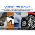 U912  WF Car TPMS Auto Wireless Tire Pressure Monitoring System 4 External Sensors LCD Display Embedded Monitor for HONDA black