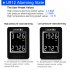 U912  WF Car TPMS Auto Wireless Tire Pressure Monitoring System 4 External Sensors LCD Display Embedded Monitor for HONDA black