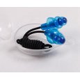 Silicone Gel Corded String Ear Plugs   Blue 