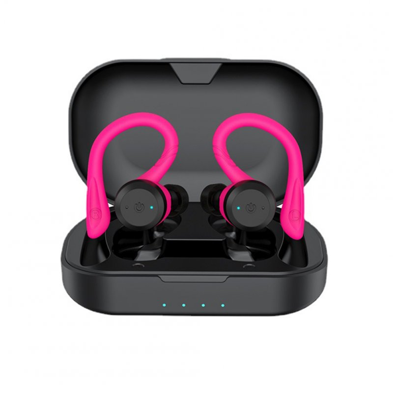 Bluetooth Headphones Ear Hook Stereo Noise Cancellation Music Earphones Waterproof Sports Headset 