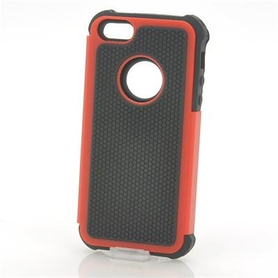 Rugged Hard Case for iPhone 5 Red