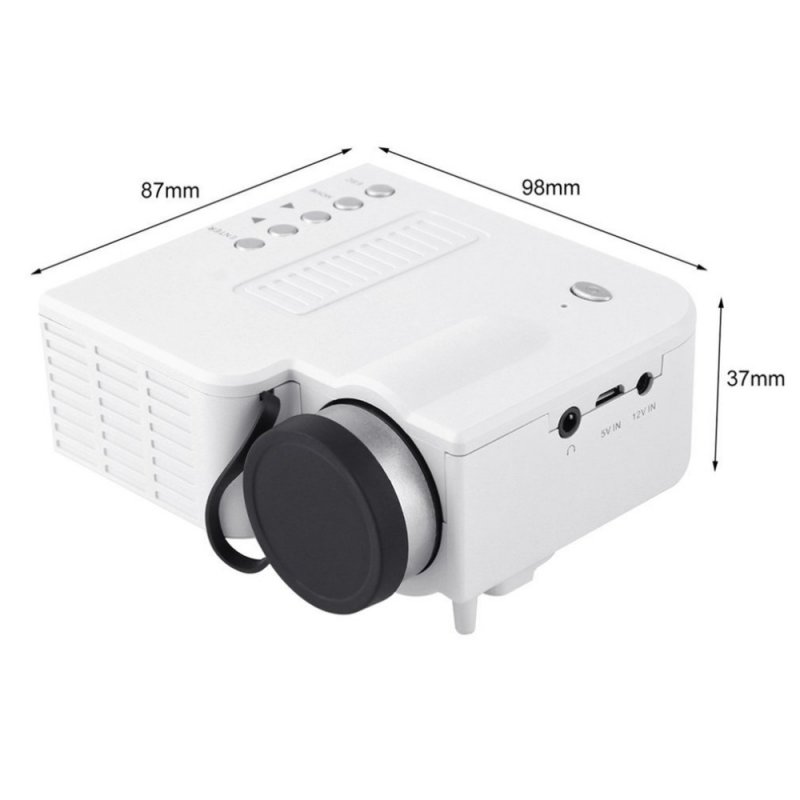 UC28A Mini LED Beamer White US Plug