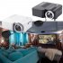 UC28A Mini Portable LED Projector 1080P Multimedia Home Cinema Theater USB TF HDMI AV LED Beamer Projector US Plug   White