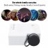 UC28A Mini Portable LED Projector 1080P Multimedia Home Cinema Theater USB TF HDMI AV LED Beamer Projector US Plug   White