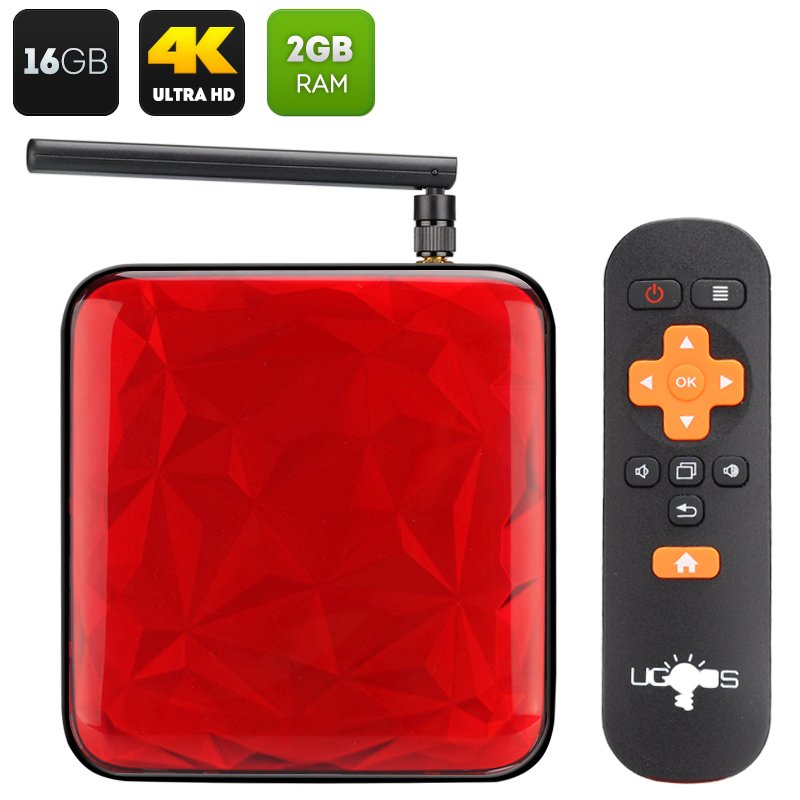 UGOOS UT3S Dual Boot Mini PC (Red)