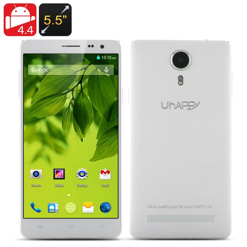 UHAPPY UP620 Android 4.4 Phone (White)