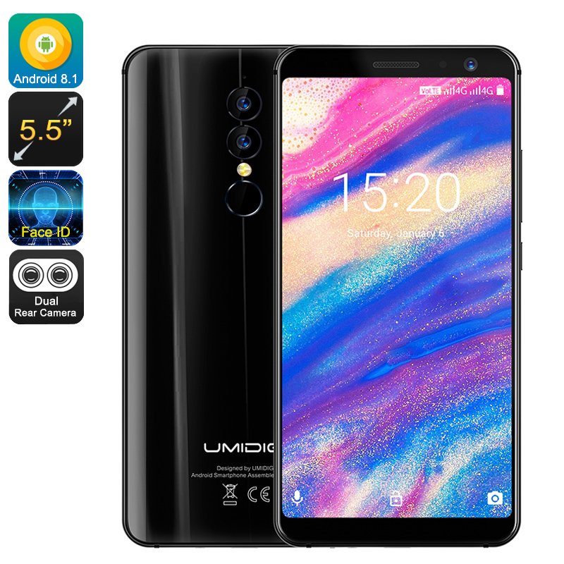 UMIDIGI A1 Pro  4G Smartphone (Black)