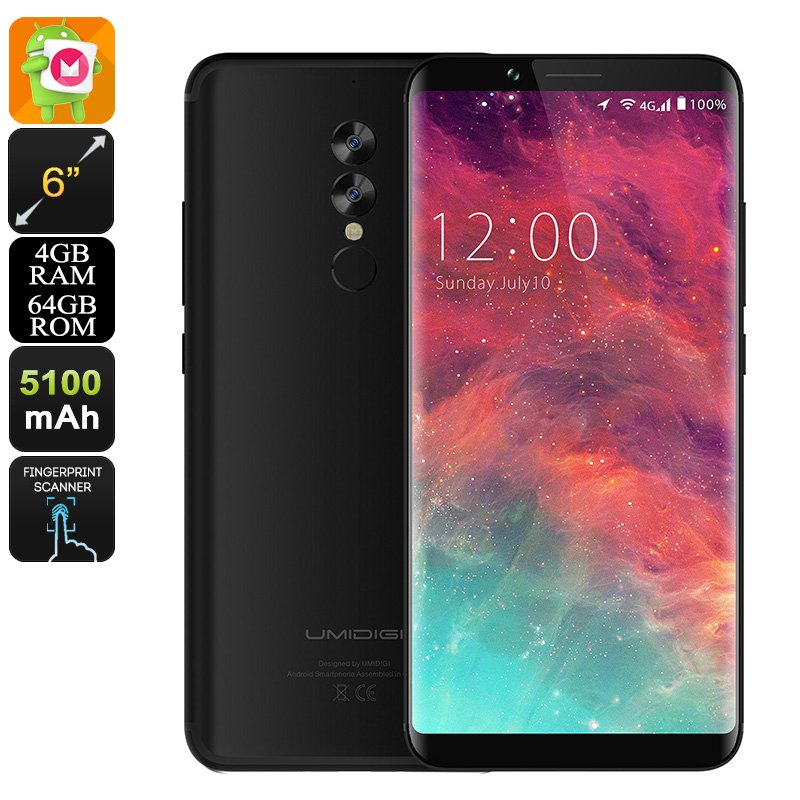 UMIDIGI S2 Android Phone (Black)