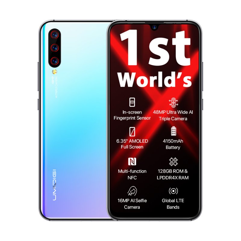 Original UMIDIGI X In-screen Fingerprint 6.35