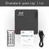UNIC P2 DLP Mini Projector HD 1920X1080P Built in Battery  Handheld Mobile Film Projector with USB Flash Drive Black US