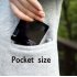 UNIC P2 DLP Mini Projector HD 1920X1080P Built in Battery  Handheld Mobile Film Projector with USB Flash Drive Black US
