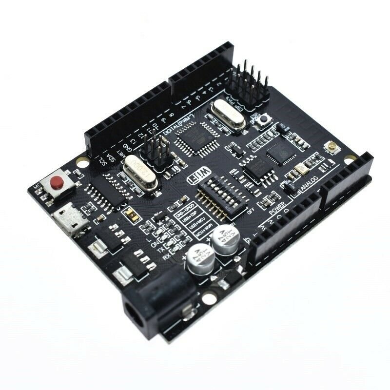 UNO+WiFi R3 ATmega328P+ESP8266 (32Mb memory) USB-TTL CH340G For Arduino NodeMCU black