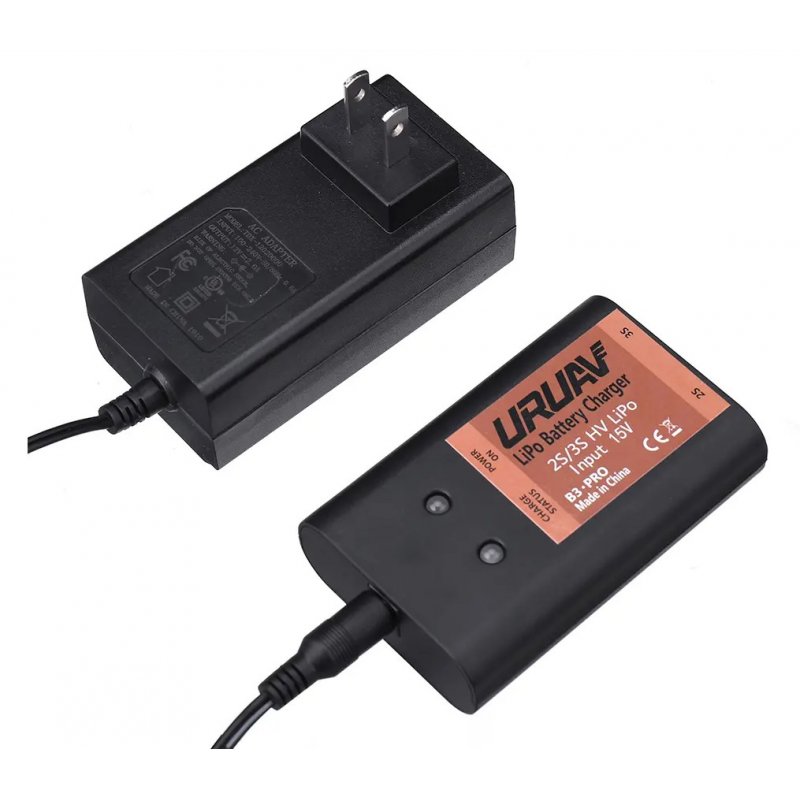 URUAV 2-3S HV 1.5A Lipo Battery Charger Compatible for Xiaomi FIMI A3 RC Quadcopter charger
