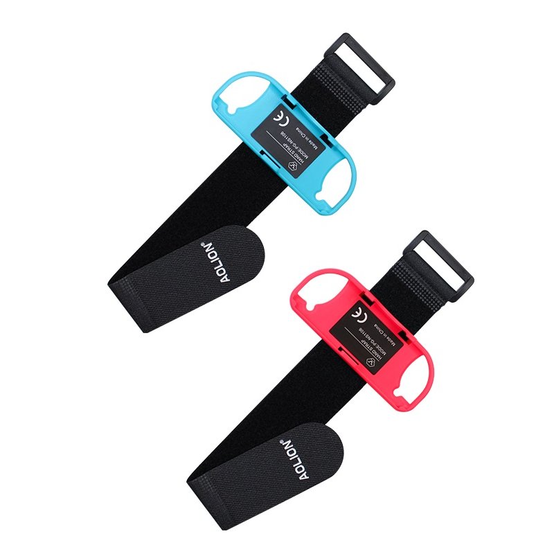 US 1 Pair Adjustable Game Bracelet Elastic Strap for Nintendo Switch Joy-Con Controller Wrist Dance Band One pair