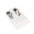 US 1 Pair Aluminum   Pc Lens Motorcycle  Led  Mini  Turn  Signal Waterproof Anti scratch Retro Style Metal Signal Light 2 packs
