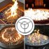US 1 Set Stainless Steel Brazier Burner With Nozzle 12inch 8 Piece Set silver