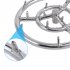 US 1 Set Stainless Steel Brazier Burner With Nozzle 12inch 8 Piece Set silver