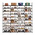 US 10 Tiers Shoe Rack with Hooks Shoe Shelf Storage Organizer for Entryway Holds 72 Pairs Shoe