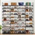 US 10 Tiers Shoe Rack with Hooks Shoe Shelf Storage Organizer for Entryway Holds 72 Pairs Shoe