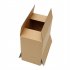 US 100pcs Shipping Corrugated Boxes Kraft Cardboards Boxes Yellow