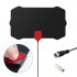 US 1080P 200 Mile Range Antenna TV Digital HD Skywire 4K Antena Digital Indoor HDTV  black