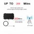 US 1080P 200 Mile Range Antenna TV Digital HD Skywire 4K Antena Digital Indoor HDTV  black