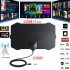 US 1080P 200 Mile Range Antenna TV Digital HD Skywire 4K Antena Digital Indoor HDTV  black