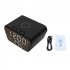 US 1080P Full HD Wifi Mini Camera Night Vision Motion Detection Clock Camcorder Wireless Charging Black