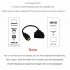 US 1080P HDMI Splitter Male to Female Cable Adapter Converter HDTV 1 Input 2 Output black
