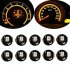 US 10Pcs T4 2 12V LED Bulb Car Instrument Dashboard Meter Panel Lights Lamps T4 2 white