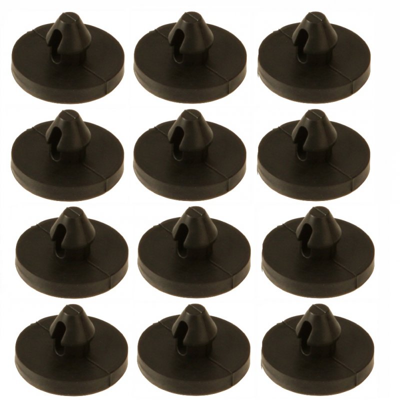 US 12 Pcs Brake Switch Stopper Brake Pedal Pad Brake Lights Switch Limiter 90541-06036 Car Accessories black