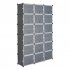US 12 tiers 36 Grids Shoe Rack Organizer Portable Space Saving Shoe Cabinet