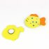 US 12Pcs Set Cute Fridge Magnet Wooden Cartoon Shape Educational Toys for Baby Kids random