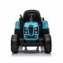 US 12V Ride On Tractor With Trailer 3 speed Adjustable Battery Powered Electric Tractor With Remote Control MP3 LED Light For Xmas Birthday Gifts Yellow