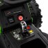US 12V Ride On Tractor With Trailer 3 speed Adjustable Battery Powered Electric Tractor With Remote Control MP3 LED Light For Xmas Birthday Gifts Yellow