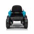 US 12V Ride On Tractor With Trailer 3 speed Adjustable Battery Powered Electric Tractor With Remote Control MP3 LED Light For Xmas Birthday Gifts Yellow