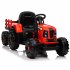 US 12V Ride On Tractor With Trailer 3 speed Adjustable Battery Powered Electric Tractor With Remote Control MP3 LED Light For Xmas Birthday Gifts Yellow