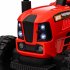 US 12V Ride On Tractor With Trailer 3 speed Adjustable Battery Powered Electric Tractor With Remote Control MP3 LED Light For Xmas Birthday Gifts Yellow
