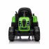 US 12V Ride On Tractor With Trailer 3 speed Adjustable Battery Powered Electric Tractor With Remote Control MP3 LED Light For Xmas Birthday Gifts Yellow