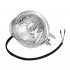 US 12v Universal Chrome Color ABS Motorcycle Fog Lights Headlight Lamp 1