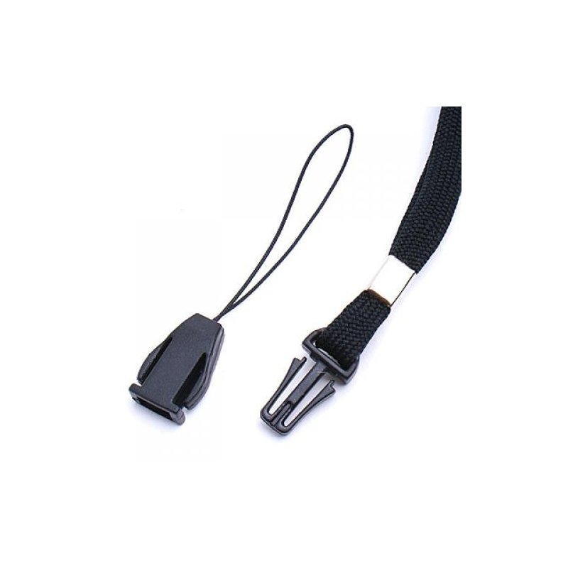 US 16 Inch Neck Strap/Cord Lanyard for Mp3 MP4 Cell Phone Camera USB Flash Drive ID Card--Black